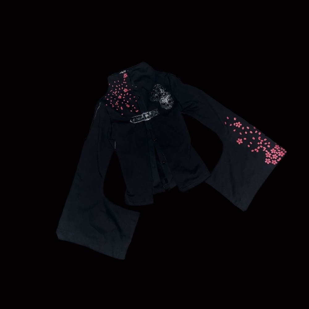 2000s/90s Punk Rave kimono style top